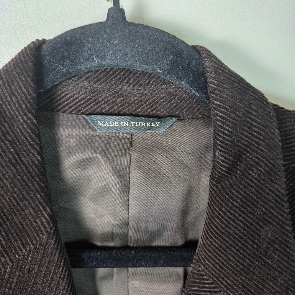 Banana Republic Blazer Mens 42R Brown Excellent Corduroy 3-Button Sport Coat